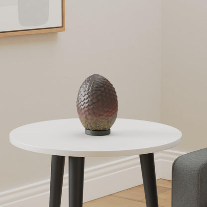 The Noble Collection Game Of Thrones Drogon Egg - 11in (28cm) Hand Painted Dragon Egg - Officially Licensed TV Show Props Replicas Gifts