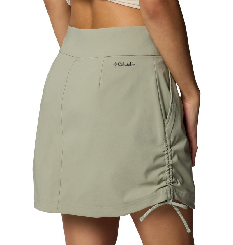 Columbia Womens All Seasons Ruched Skort, Safari, 2X
