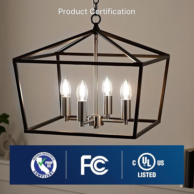 FLSNT 100W Equivalent Candelabra LED Bulbs 5000K Daylight, Dimmable LED Chandelier Light Bulbs for Dining Room, Living Room, Porch, 800LM, E12 Base, 12 Pack UL,CA65 Listed.