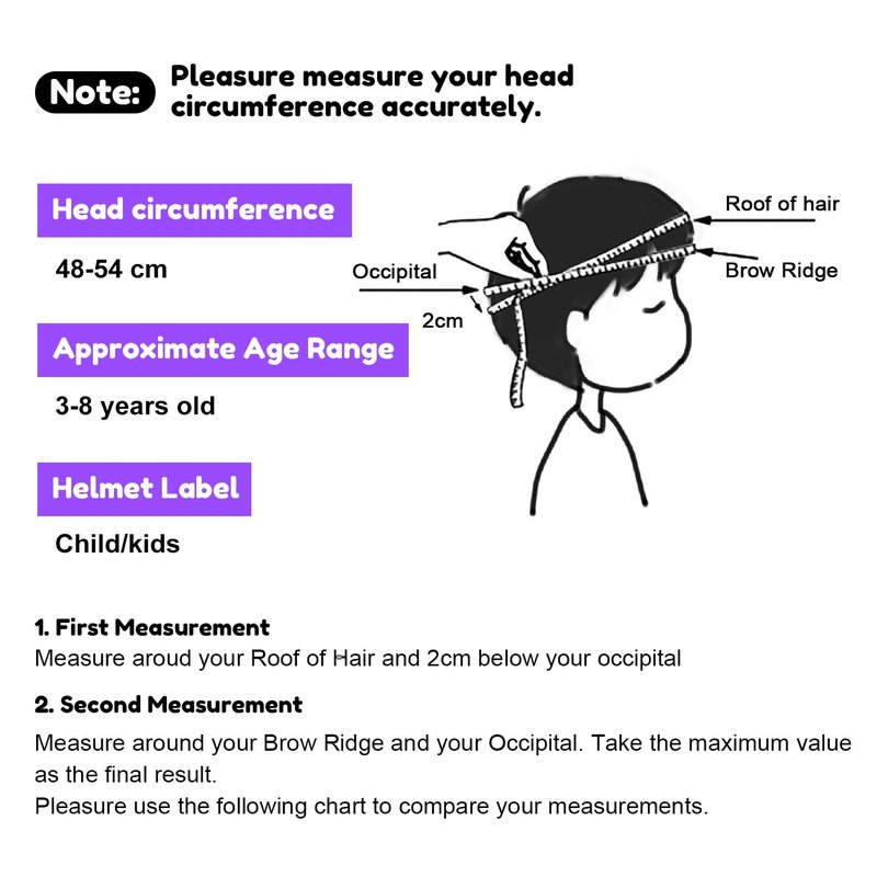 Besttravel Kids Helmet, Toddler Adjustable Toddler Bike Helmet Ages 3-8 Years Old Boys Girls Multi-Sports Safety (Purple)