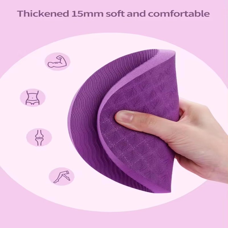 Yoga Knee Guard Set - Foam Anti-Slip Support Pads for Fitness | Ideal for Knees, Elbows, Wrists, and Hands