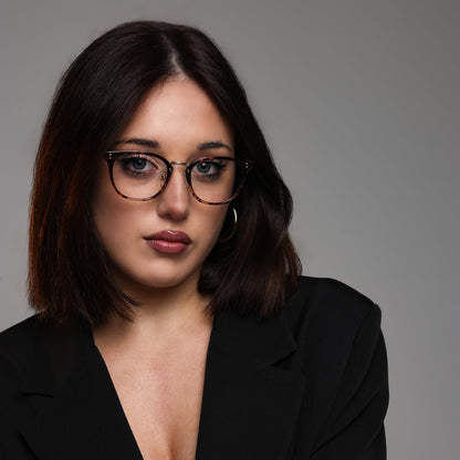 GUDVUE Blue Light Glasses, Computer/Gaming/TV/Phones Glasses for Women/men, Anti Glare/UV400/Eye Strain, Oval Leopard