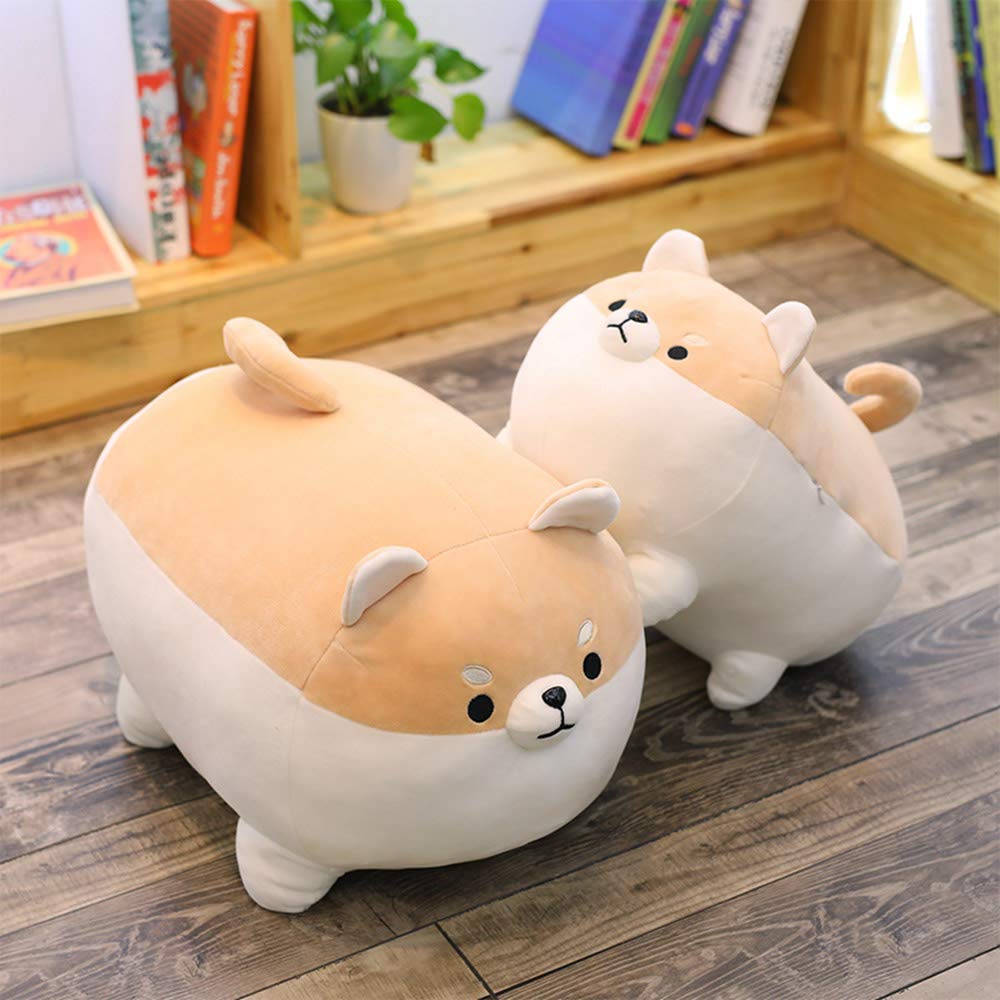 OUKEYI Shiba Inu Plush Dog Toy Anime Corgi Kawaii Soft Pillow, Plush Toy Gifts for Girl Boy (16 inch)