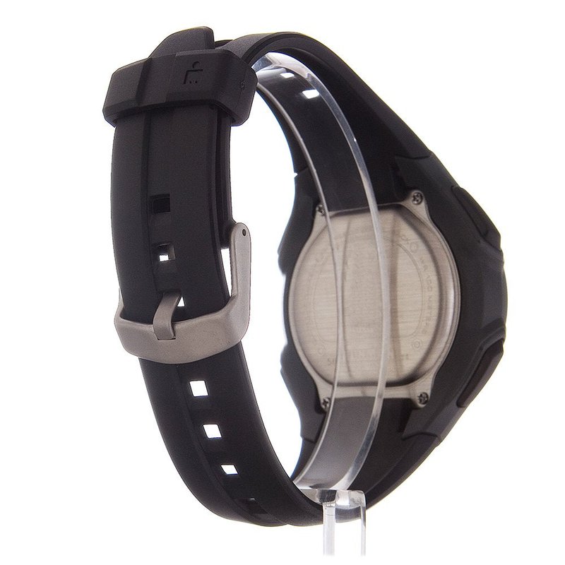 Timex Men's T5K417 Ironman Classic 30 Oversized Black/Gray/Red Resin Strap Watch