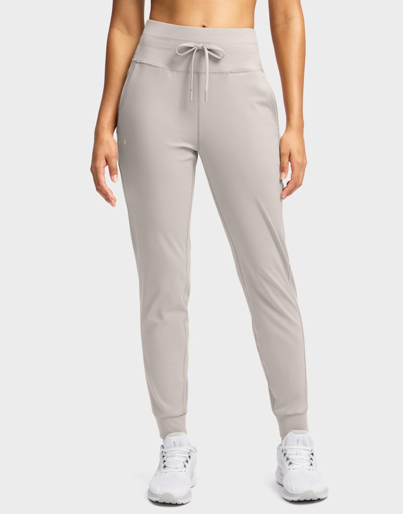 Soothfeel Womens Joggers with Zipper Pockets High Waisted Sweatpants Athletic Leggings Pants for Workout Running Yoga