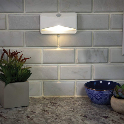 Beams MB710 15 Lumen LED Wireless Battery Powered Motion Sensing LED Nightlight, 3-Pack, White