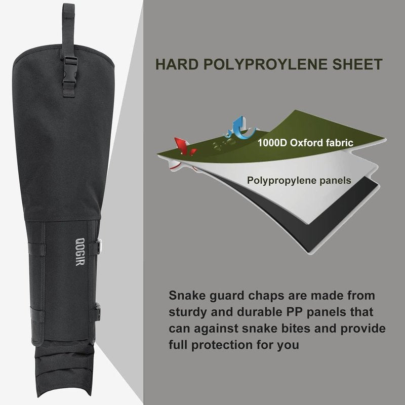 Snake Guards - Durable Snake Gaiters for Full Leg Protection | Hunting Gear for Outdoor Safety