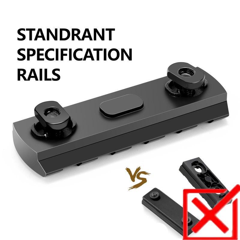 Anovo Single-Sided Rail 3-3-5-5-7-7 Slots Accessory Set-Style 1