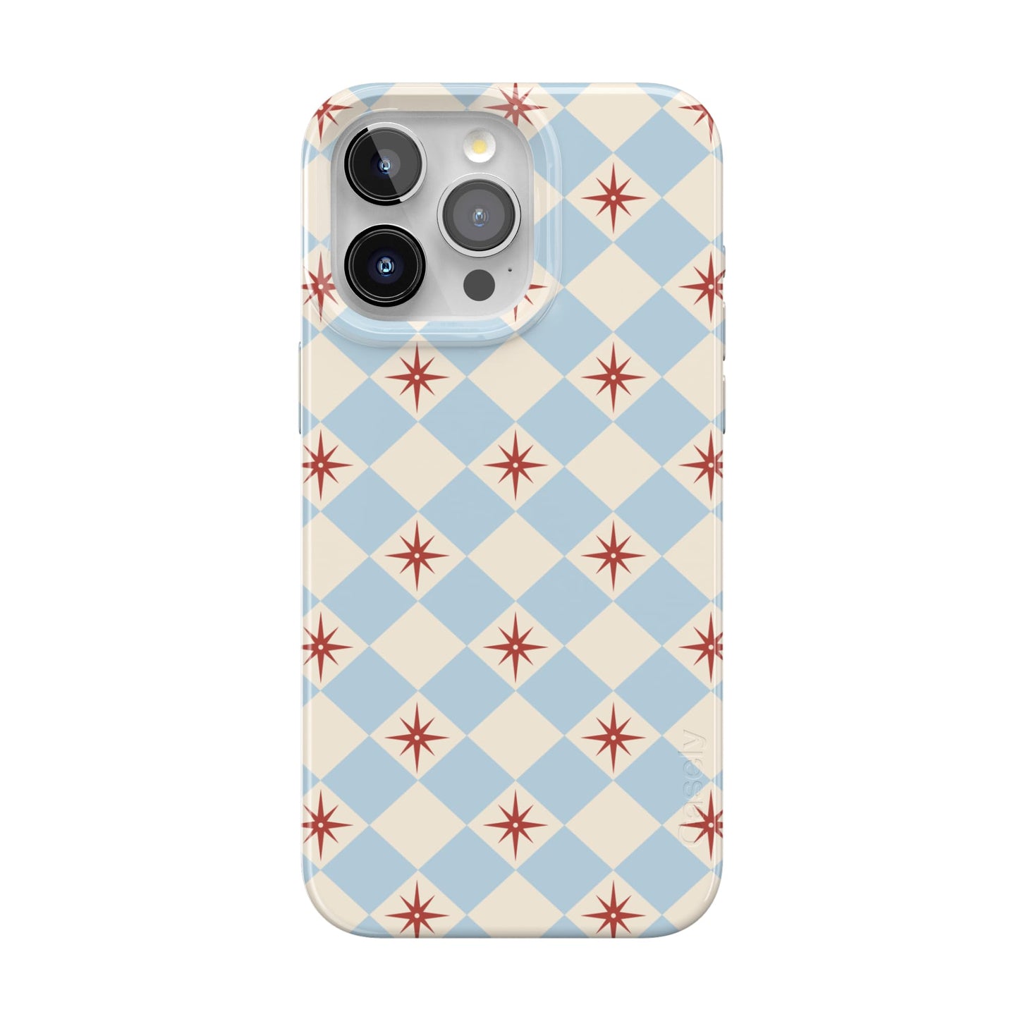 Casely iPhone 15 Pro Max Case | Nantucket Cottage | Blue Hydrangea | Compatible with MagSafe | Classic Ultra Slim Design
