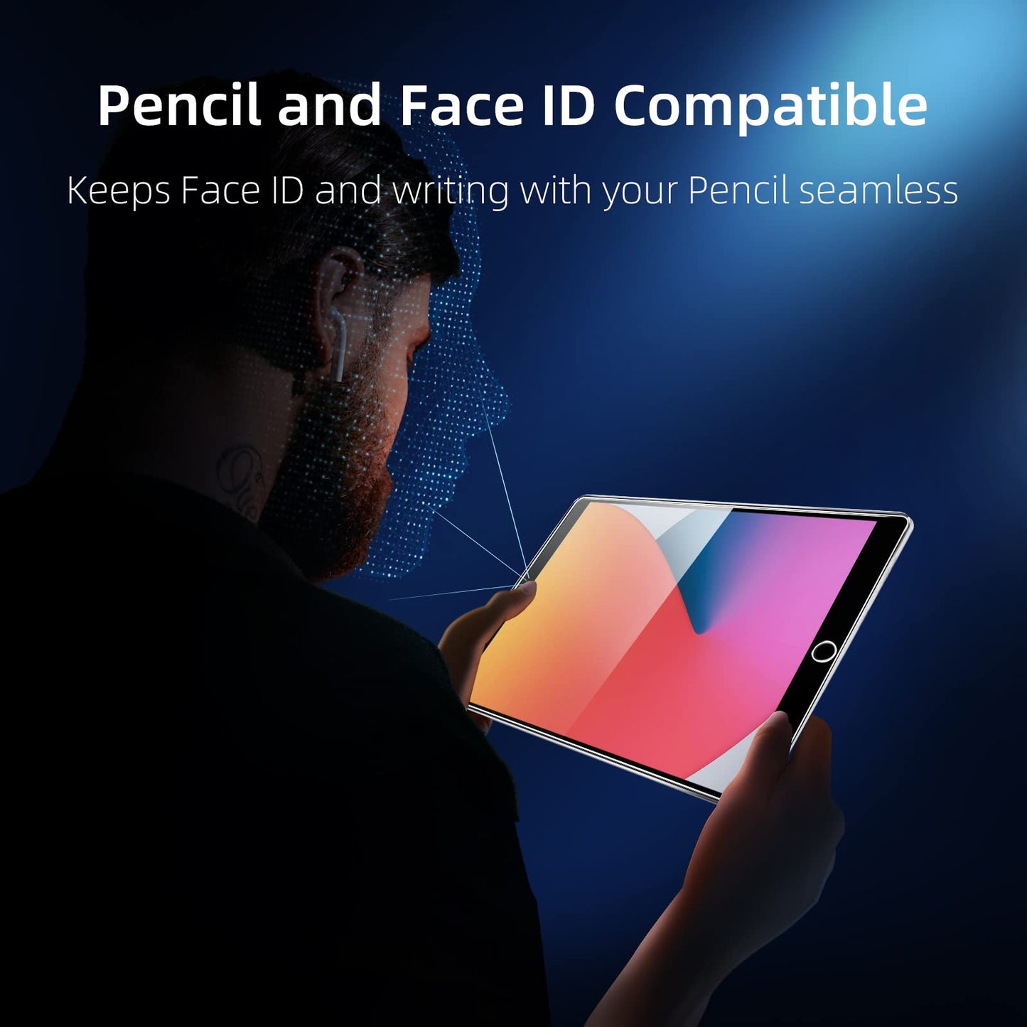 NEW'C 2 Pack Designed for iPad (A16) 11th Generation 2025, iPad 10th Generation 10.9 inches 2022 Screen Protector Tempered Glass, Bubble Free, Ultra Resistant (Easy Installation Frame)