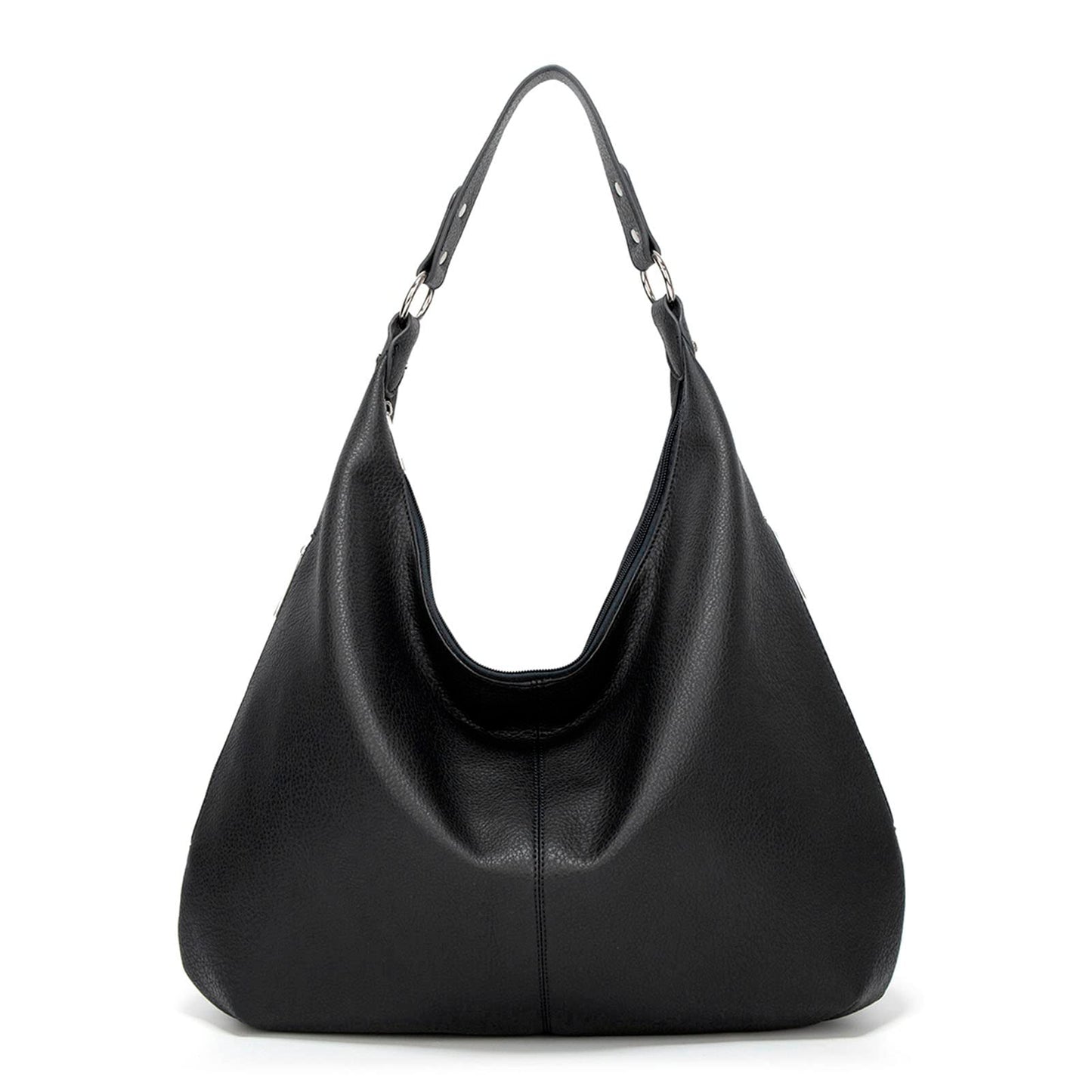 Ashioup Women's hobo Bags, Black, One Size