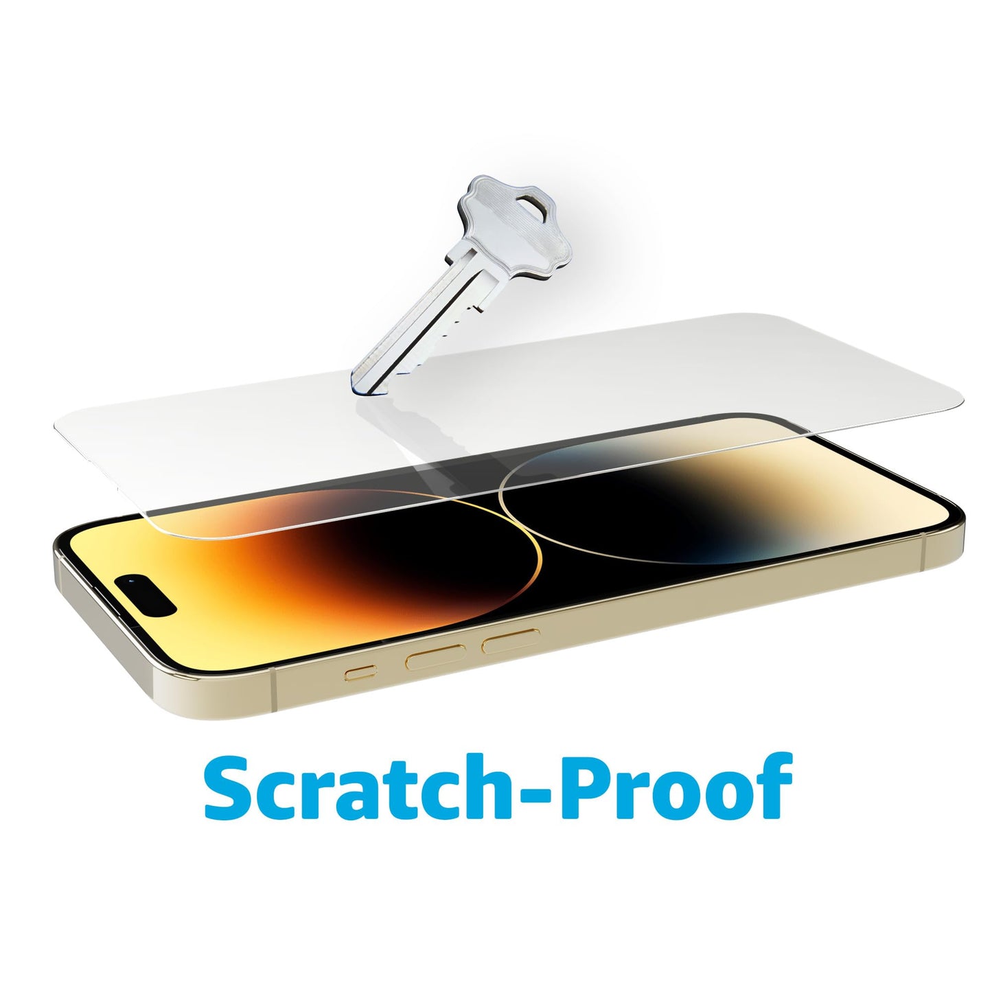 Casely iPhone 16, iPhone 15 Premium Tempered Glass Screen Protector