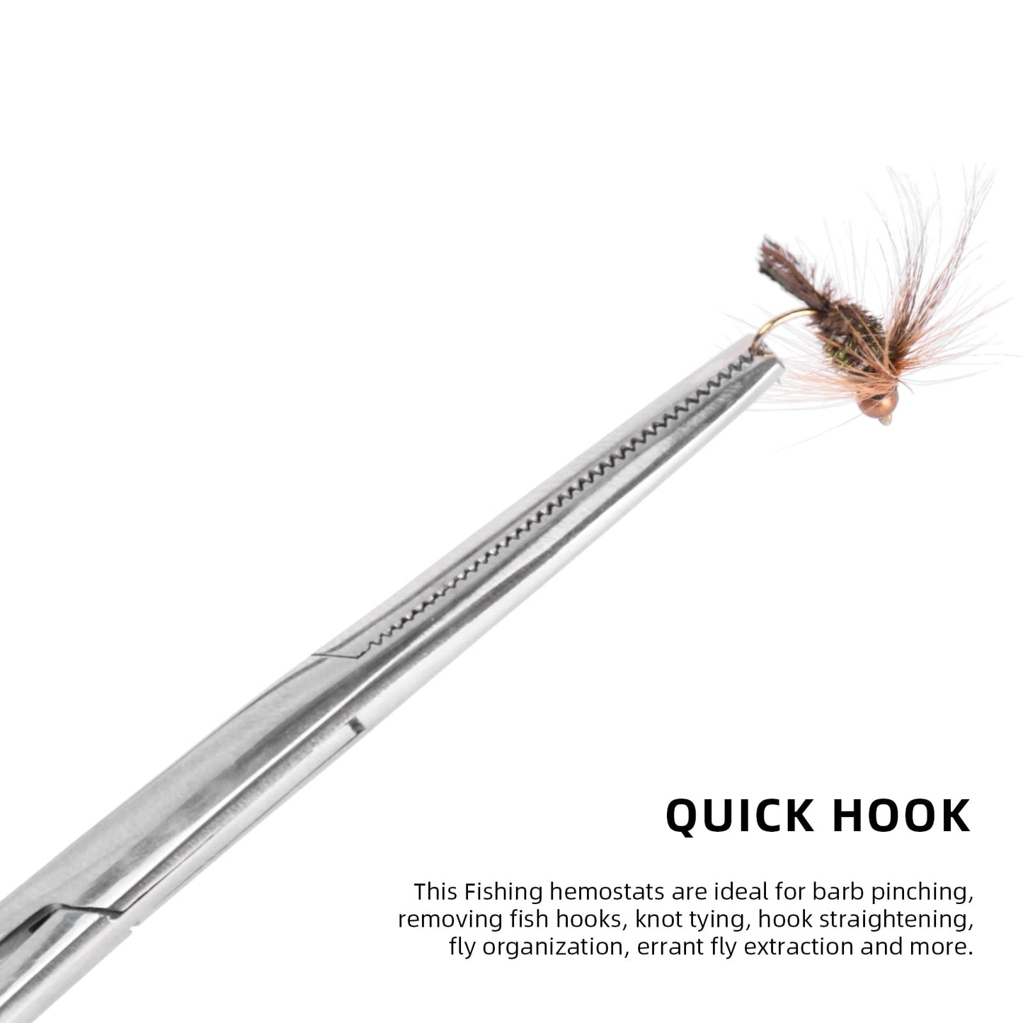 SF Fly Fishing Tools Kit Fishing Knot Tool and Line Clipper, Zinger Retractor, Hook Remover Forceps