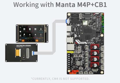 BIGTREETECH TFT35 SPI V2.1 Graphic Smart Display Compatible with BTT Manta M8P/M4P/M5P, Manta E3EZ Control Board + CB1 Support with Klipper Firmware DIY Upgrade 3D Printer