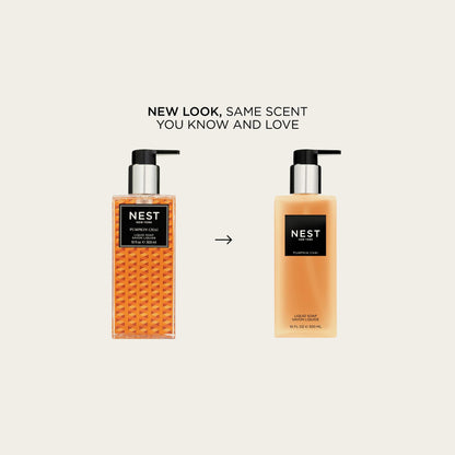 NEST New York Liquid Soap, Pumpkin Chai - 10 fl oz - Cleanses & Nourishes Skin - Approx. 300 Pumps Per Bottle - Gluten Free & Cruelty Free