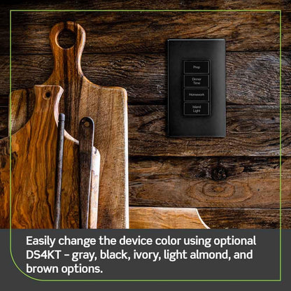 Leviton Decora Smart Switch, Wi-Fi 2nd Gen, Neutral Wire Required, Works with Matter, My Leviton, Alexa, Google Assistant, Apple Home/Siri & Wired or Wire-Free 3-Way, D215S-1RW, White