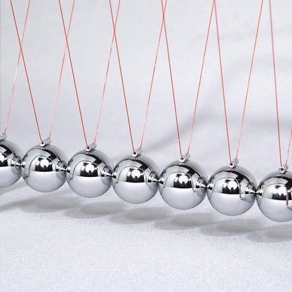 CERROPI Newtons Cradle Pendulum with 7 Balls, Classic Swing Newton Balance Ball, 30+ Sec Swingtime, Science Physics Gadget, Desk Toys & Office Gadgets for Desk Decorations