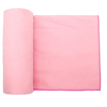 Eunzel Hot Yoga Towel Non Slip Yoga Mat Towel Non-Slip Sweat Absorbent Microfiber Towel for Hot Yoga, Pilates and Workout 72" x 26.5", Pink