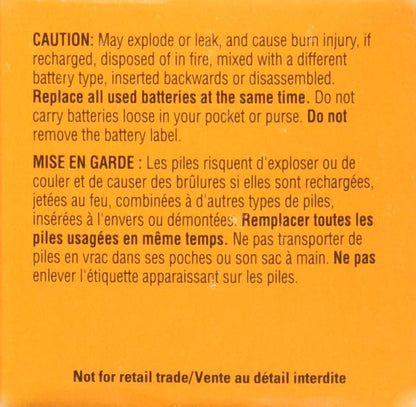 Duracell Procell 9 Volt Batteries, Pack of 12 (Packaging May Vary)