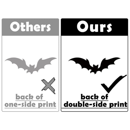 Bunny Chorus Halloween Decorations Window Clings Decor, Extra Large 3 Witches with Black Cat Bat Spider Cauldron Silhouette Halloween Window Stickers Indoor, School Home Office Party Supplies 4 Sheets