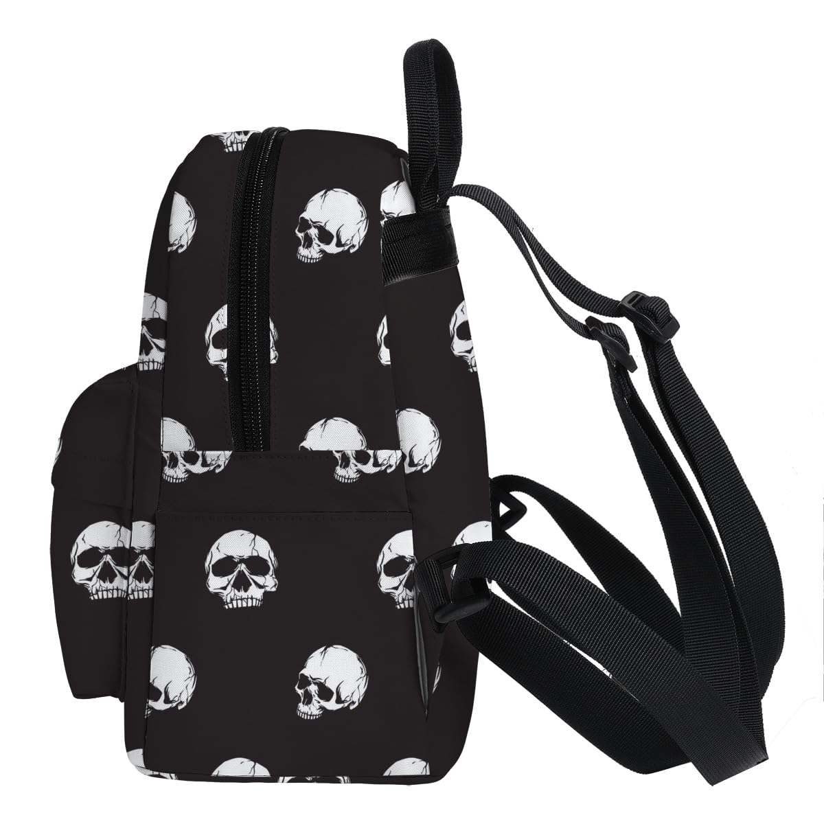 Deanfun Mini Backpack for Women - Waterproof Small Backpack with Skull Print, Multi Pockets Large Capacity Cute and Stylish MNSB-310