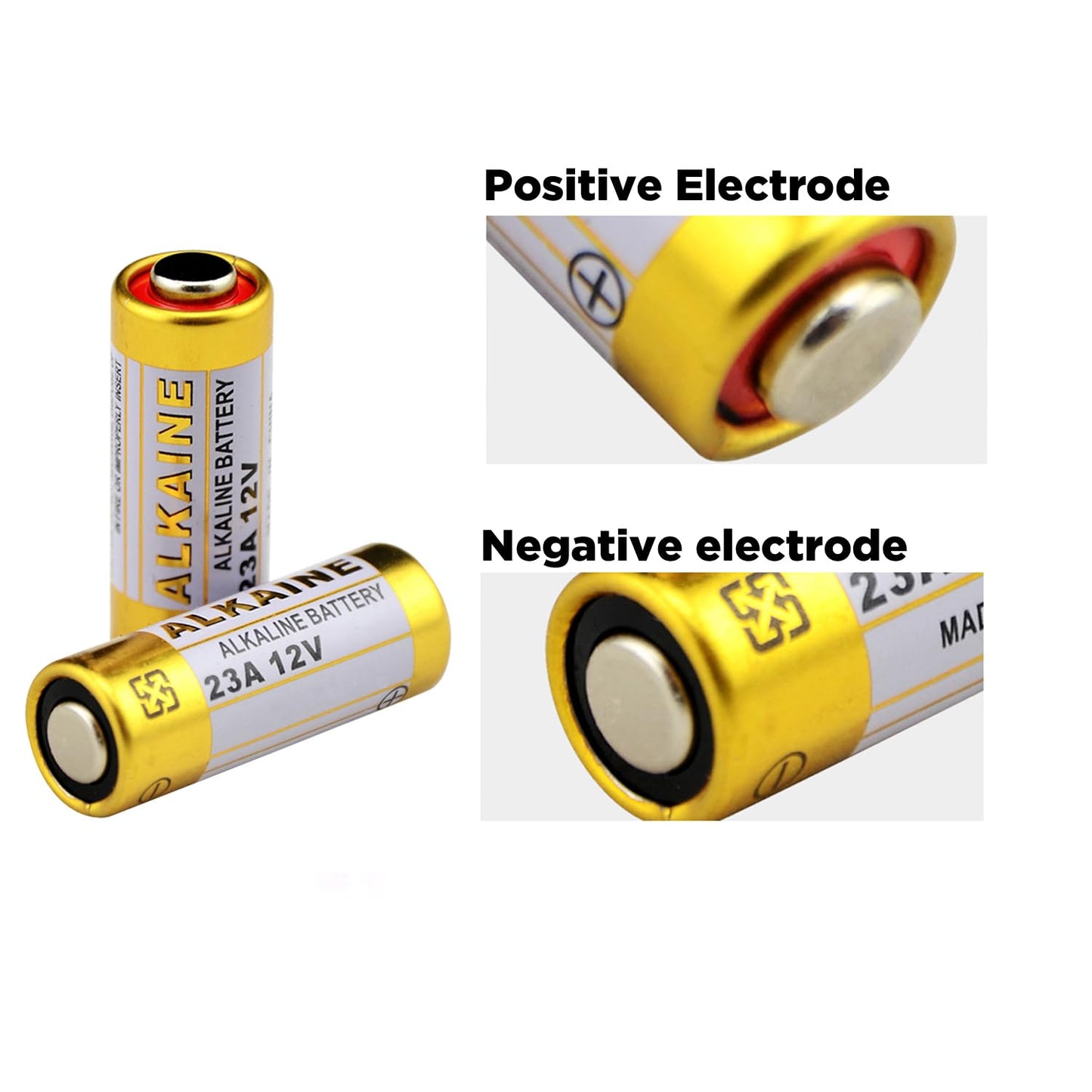 LiCB A23 23A 12V Alkaline Battery (5-Pack)