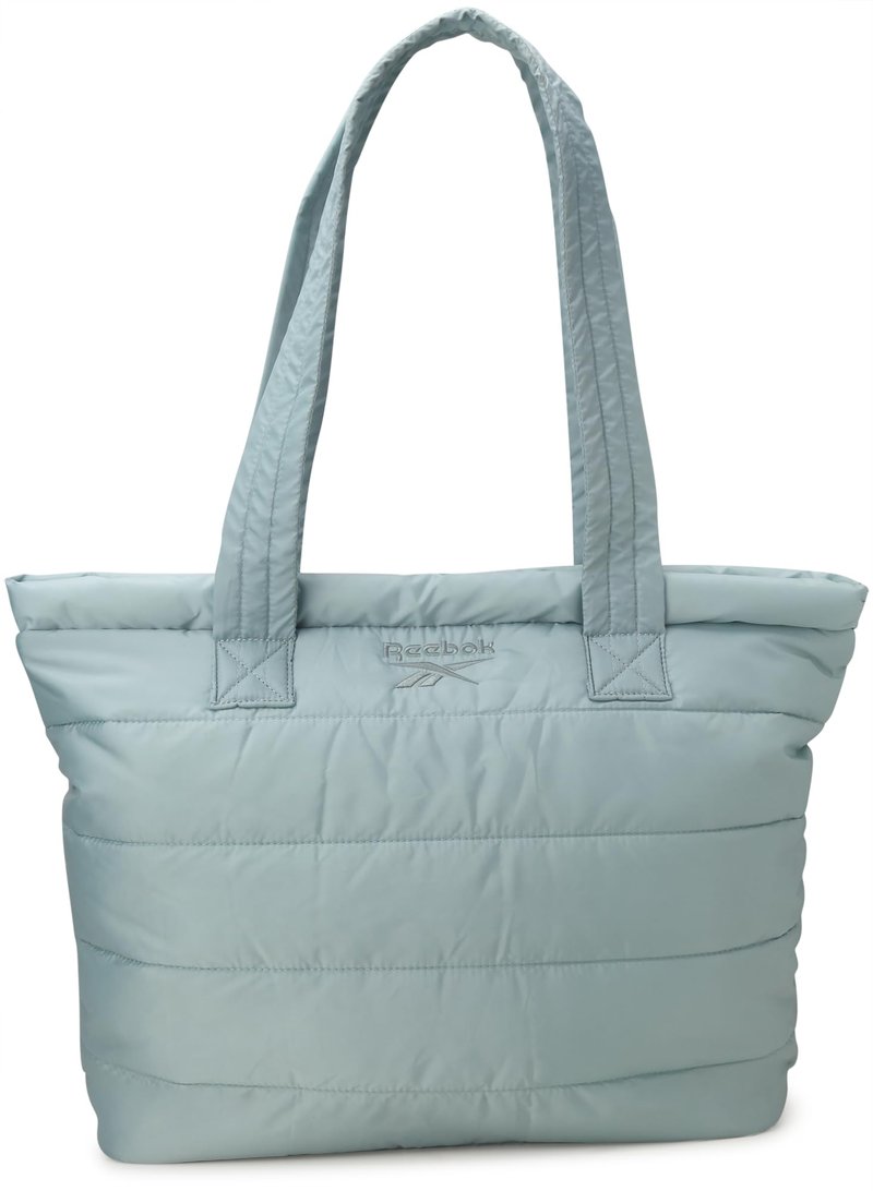 Reebok Womens Tote Bag - Lightweight Carry On Puffer Quilted Tote Bag for Travel Work Travel and Daily Essentials, Size One Size, Beatrice Boho Sage