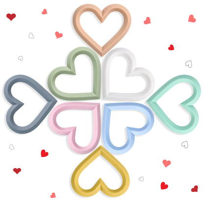 FEISCS Baby Teether Silicone Teething Toys for Babies 6-12 Months 0-6 Months,Baby Chew Toys Teething Relief,Gifts for Babies,BPA-Free