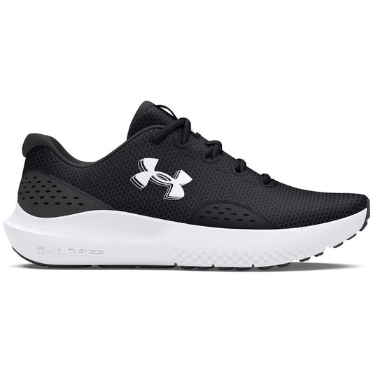 Under Armour Men's Charged Surge 4, (001) Black/Anthracite/White, 9.5, US