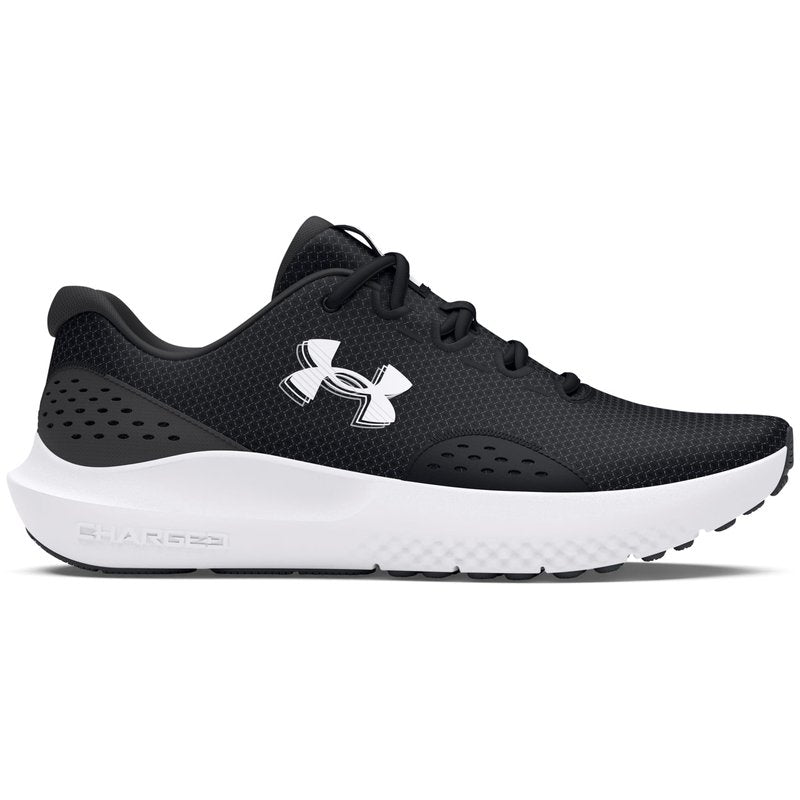 Under Armour Men's Charged Surge 4, (001) Black/Anthracite/White, 7.5, US