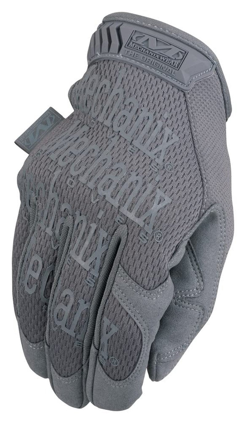 Mechanix Wear: The Original Wolf Grey Tactical Work Gloves with Secure Fit, Flexible Grip for Multi-purpose Use, Durable Touchscreen Safety Gloves for Men (Medium, Wolf Grey)