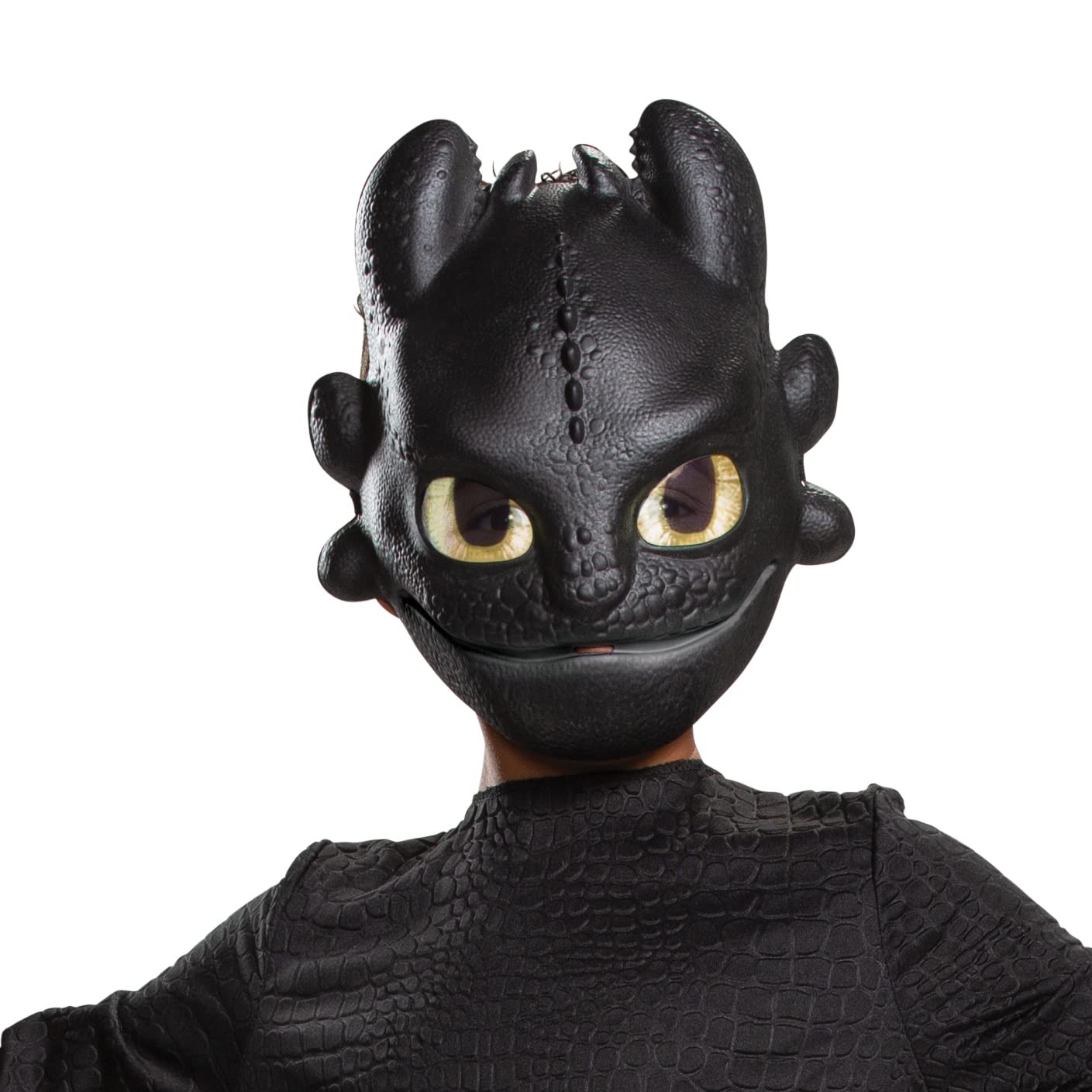 Toothless Classic How to Train Your Dragon Child Costume, Kids Size (7-8),Black