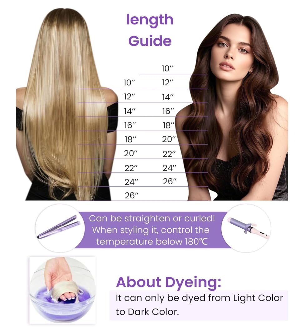 LaaVoo Nano Hair Extensions Real Human Hair Brown Nano Beads Hair Extensions Highlight Light Brown with Ashy Blonde Invisible Nano Ring Straight Remy Hair 50g 50s 14 Inch #p8/24