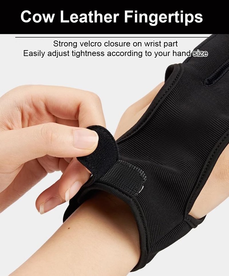 3 Finger Archery Glove - Leather Shooting Protector for Men & Women | Genesis Bow Accessories