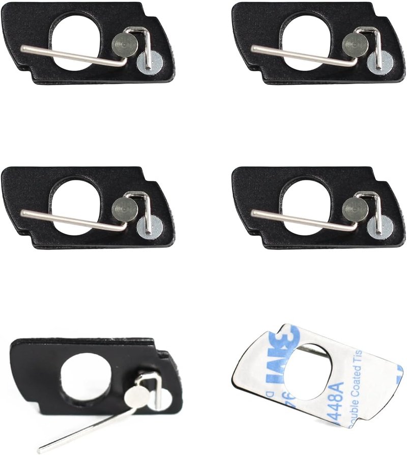 DEERACE 6-Pack Arrow Rest for Recurve Bow - Adhesive Back Targeting Accessory for Right/Left Hand