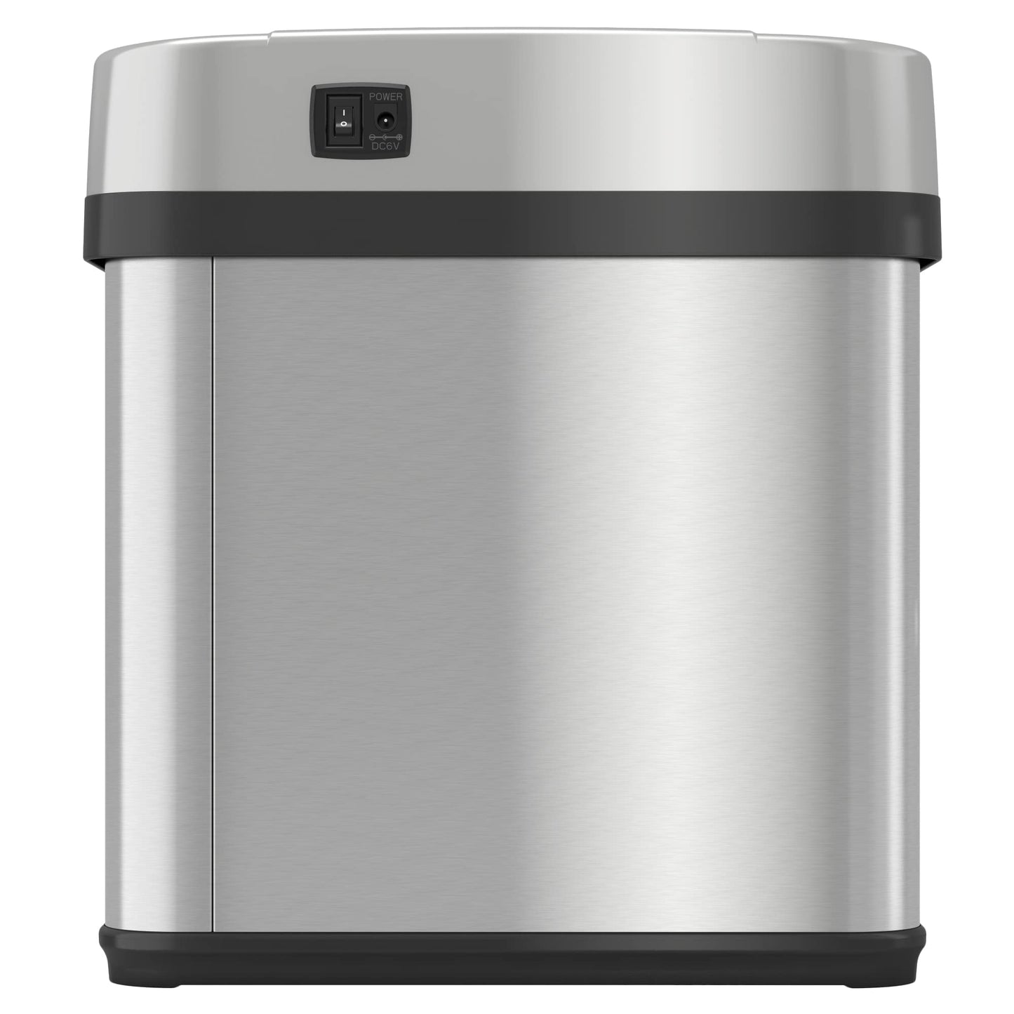 iTouchless Stainless Steel Trash Can, Touchless Sensor Lid, Odor Filter and Fragrance, 2 Gal