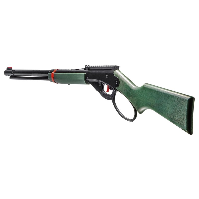 Daisy, Model 1999 Woodland Trail Lever Action Air Rifle, 650-Round BB Reservoir, Accent Color, Picatinny Rail, All-Weather Synthetic Stock