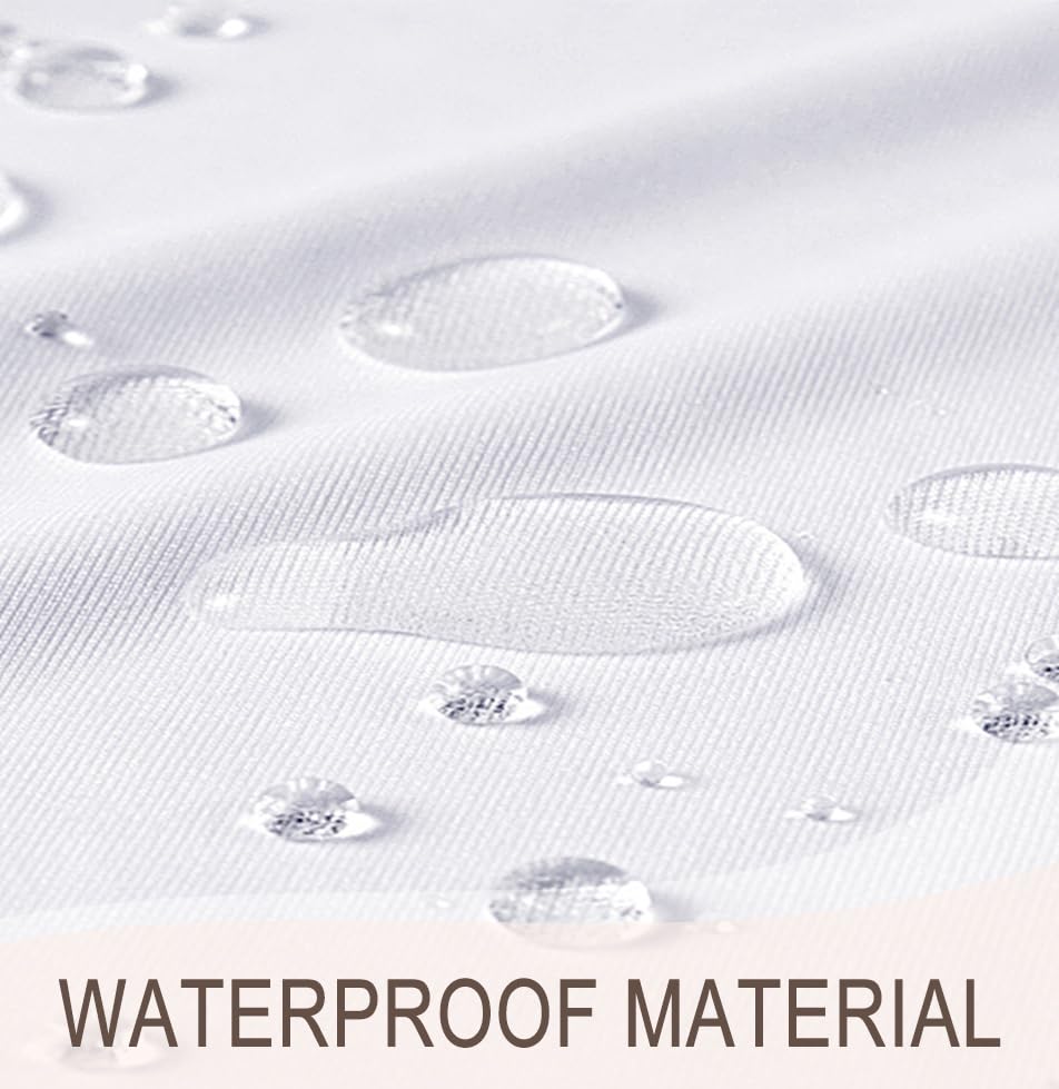 Halloween Hallothanksmas Gnome Shower Curtains for Bathroom, Waterproof Fall Autumn Thanksgiving Christmas Shower Curtain Set with 12 Hooks, 72x72