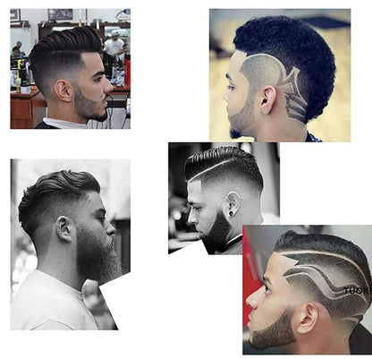 Beard Shaping & Styling Tool With Comb for Perfect line up & Edging For Men's Jaw Cheek/Neck Line, Symmetric/Curve/Step Cut Works with Any Beard Razor Electric Trimmers or Clippers (Clear-1pcs)