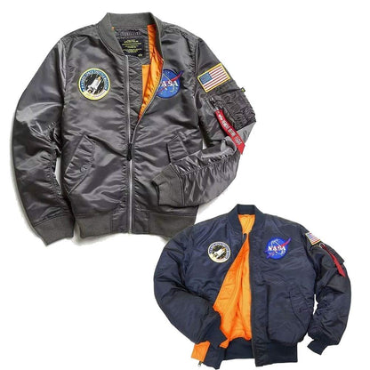 Lightbird NASA Patches 6 Pieces,Embroidered Iron. On/Sew On Space Patches,US Flag Patch (Iron on/Heat Transfer Backing) 1