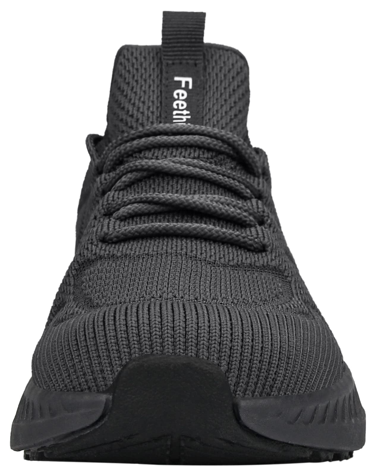Feethit Trainers Men Running Shoes Tennis Sports Training Walking Gym Athletic Fitness Fashion Sneakers Trainers for Men Breathable Lightweight Comfortable Outdoor Shoes for Jogging Dark Grey UK 10