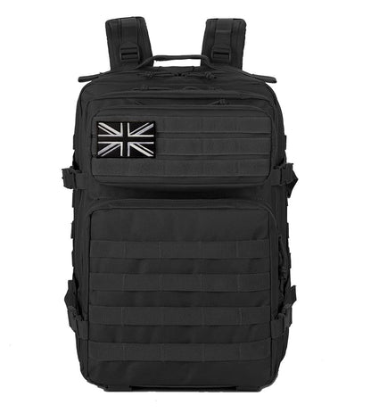 QT&QY 45L Military Tactical Backpacks Molle Army Assault Pack 3 Day Bug Out Bag Hiking Treeking Camouflage Hunting Rucksack