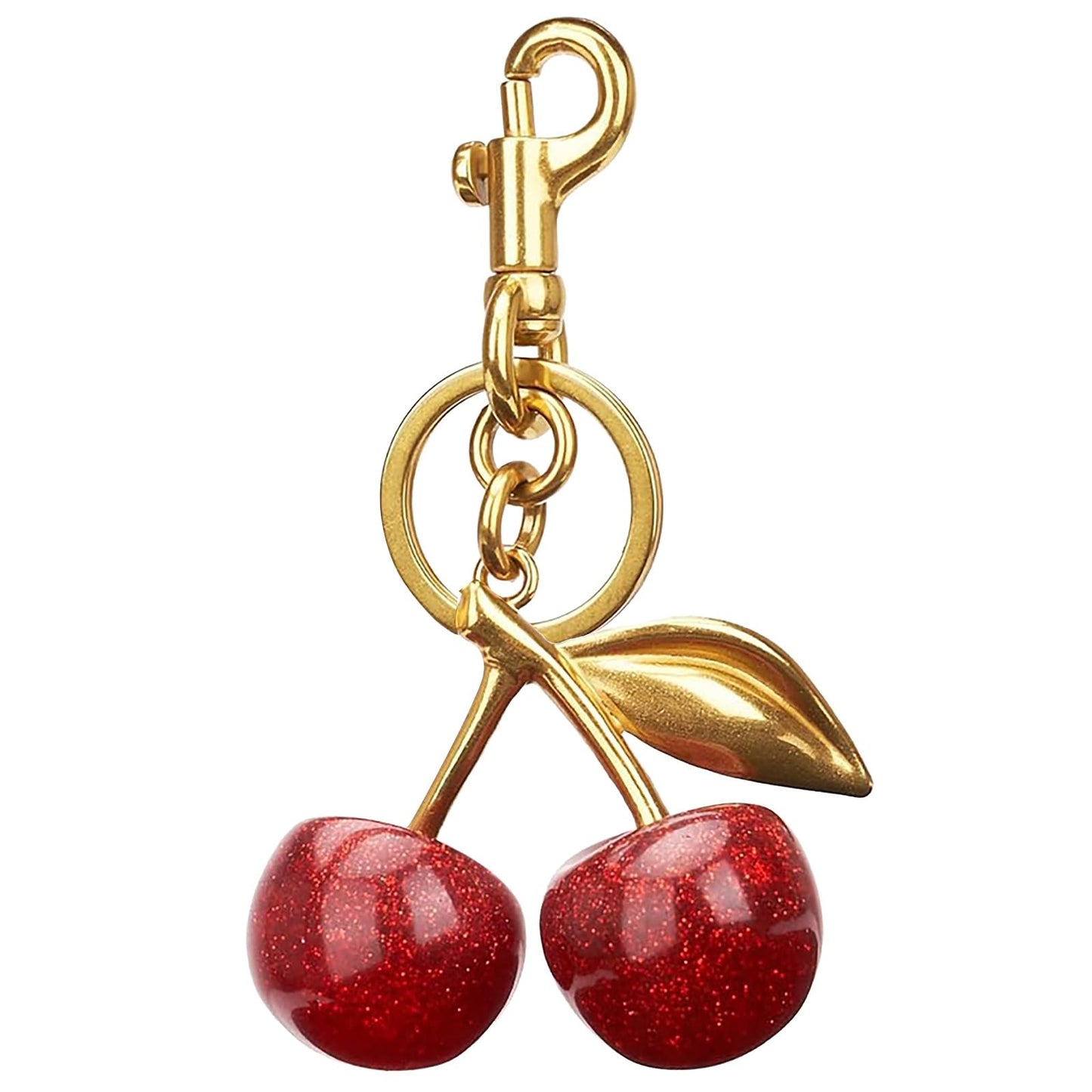 Cherry Bag Charm Purse Charms Keychain- Car Cherry Accessories keychians Gifts for Women Mom Daughter Gifts Christmas For Women Valentine Bag Accessory Christmas