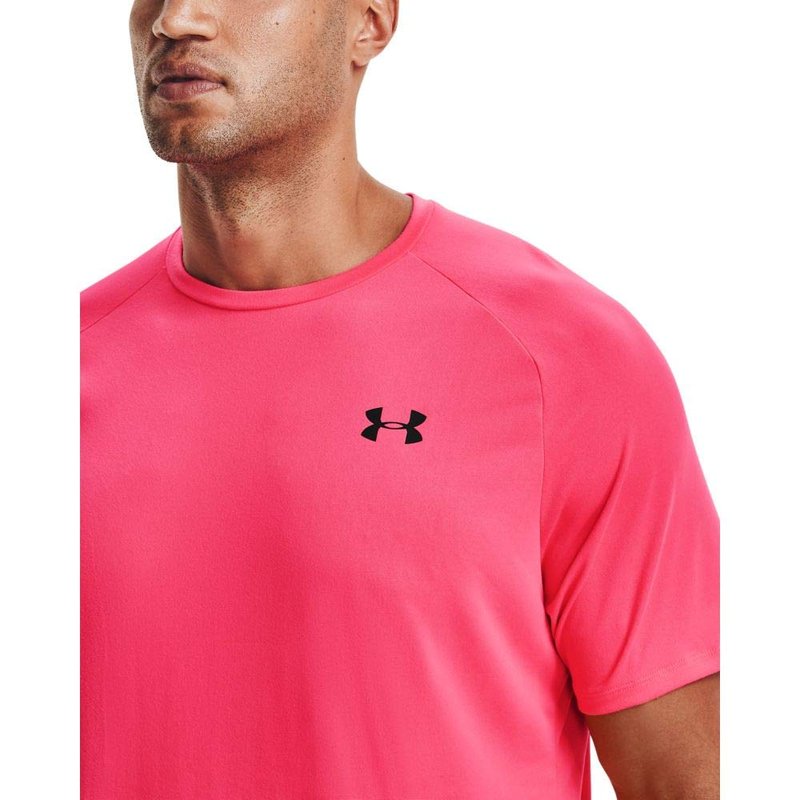 Under Armour Men's Tech 2.0 Short-Sleeve T-Shirt , Pink Shock (684)/Black, Medium