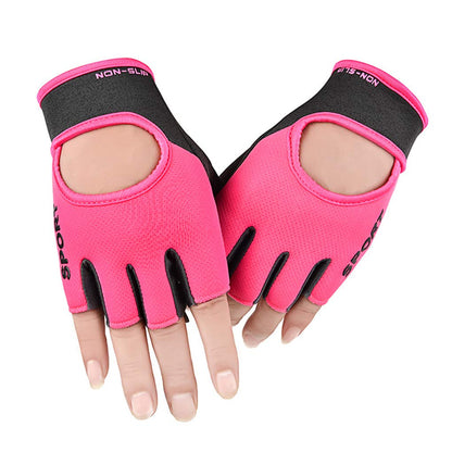 Biking Gloves Kids Boys Girls Cycling Exercise Half Finger Fingerless Gloves Child Motor Bike Riding Anti-Slip Weight Lifting Bikes Workout Climbing Bicycle Glove Gym Skate Glove