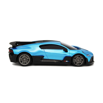 CMJ RC Cars Bugatti Divo Blue Remote control Radio Car 1:24 Officially Licensed 1:24 Scale Working Lights 2.4Ghz