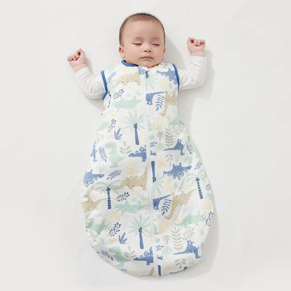Duomiaomiao Baby Sleeping Bag 1.5 Tog, 100% Cotton Newborn Sleep Sack 18-36 Months Unisex Baby Wearable Blanket for Girl Boy