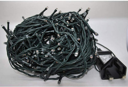 SHATCHI 1000 LEDs Fairy String Lights Cool White Indoor/Outdoor Christmas Tree/Home/Party/Wedding/Garden Decorations Green Cable 8 Modes Mains Powered Memory Auto Timer