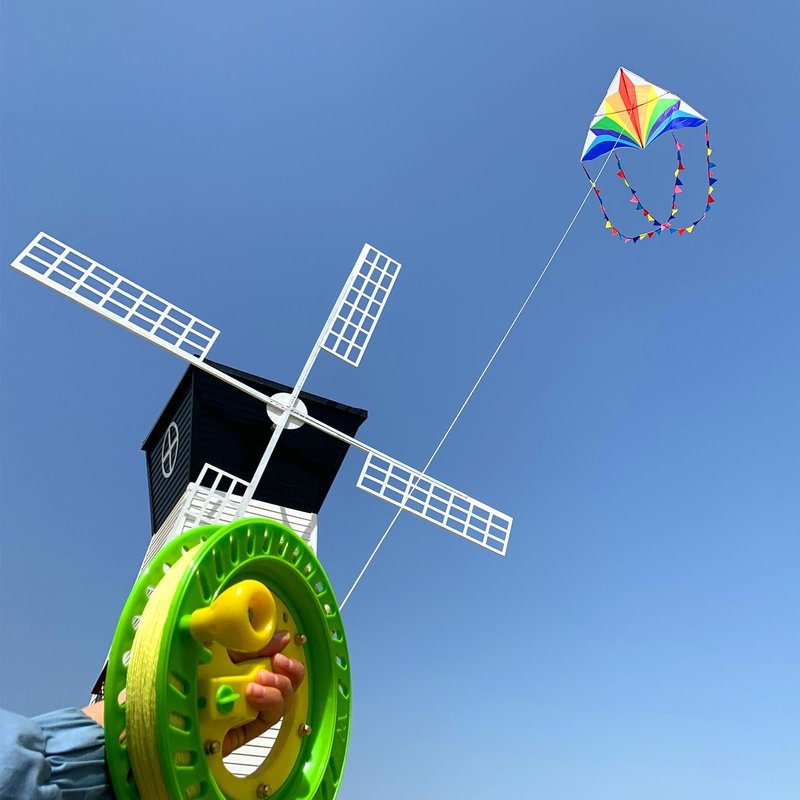 Flying Hoofer Large Rainbow Delta Kites for Kids & Adults,Single Line Beach Kite for Kids Ages 4-8 & 8-12,Easy Fly Kite for Toddlers and Beginners(2 Pack).