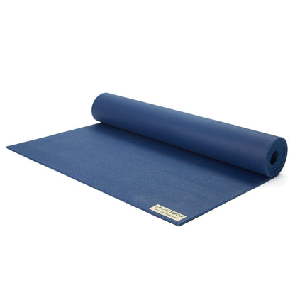 JadeYoga Harmony Yoga Mat- Durable & Thick Gym Fitness Mat, Non-Slip Natural Rubber Yoga Mat- Home Exercise & Stretching Mat, Workout Mat- Yoga Pilate Meditation for Women & Men (Midnight Blue, 74'')